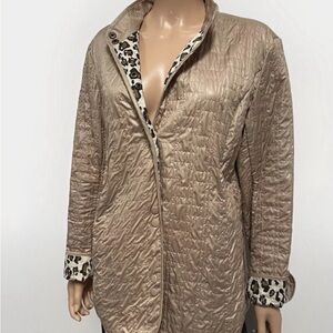 Chico's Quilted Jacket sz Xl